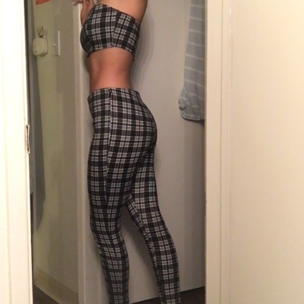 Fashion Nova plaid set